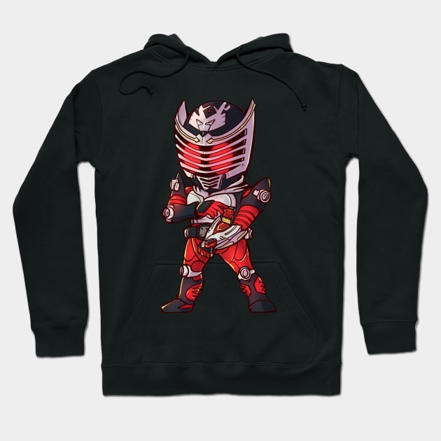 Kamen Rider Ryuki Chibi Hoodie by RatjoenMerch